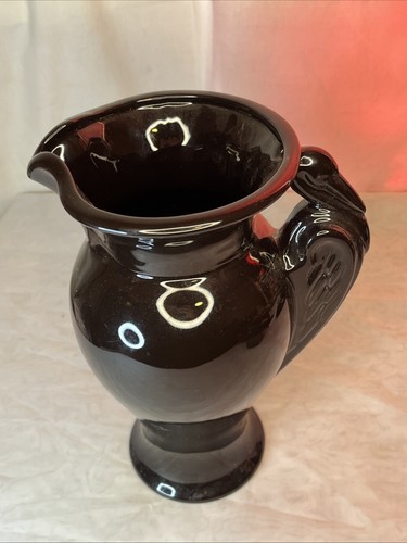Vintage 80s Heager Pottery Pelican Pitcher Vase #9506 11.25" MCM Art Deco - Picture 2 of 5