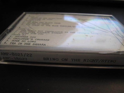 Sting Bring on The Night Japan Promo Cassette Tape Police - Picture 2 of 4