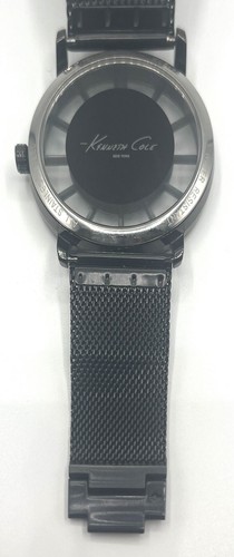 Kenneth Cole New York Mens Watch Transparency Grey/Steel Gunmetal-Tone Watch - Picture 7 of 8