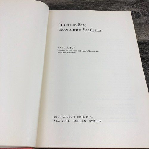 Mittlere Wirtschaftsstatistik Hardcover Karl A. Fuchs 1968 Buch - Bild 6 von 10