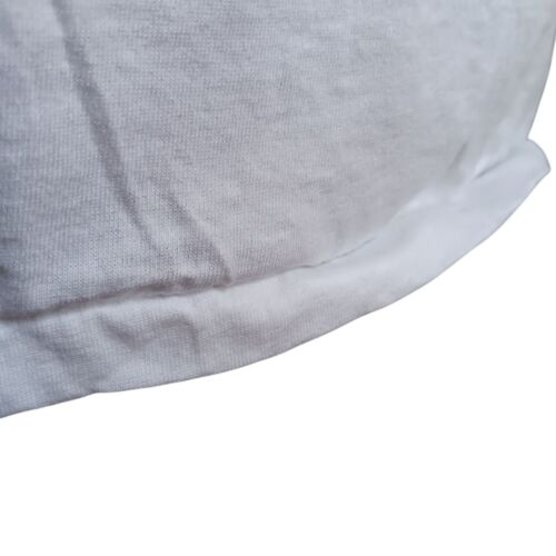 Camiseta vintage para hombre cuello en V puntada única 2XL 90s Hanes en blanco lisa EE. UU. blanca - Imagen 3 de 4