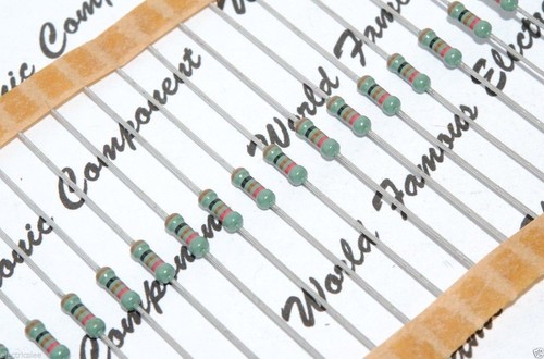 10pcs - PHILIPS MR25 910R 0.4W 1% Metal Film Resistor - For Audio - Picture 3 of 7
