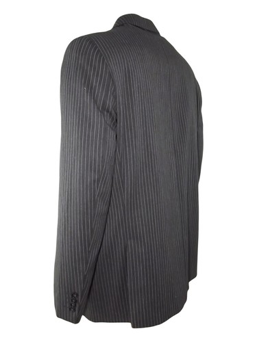 Viapiana Giacca Blazer Uomo Grigio Gessato Lana Vergine Australian Merinos It 56 - Picture 5 of 18