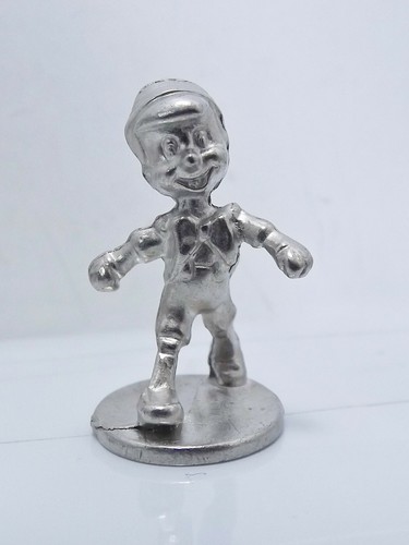 4 Zinn Disney Silber Metall Figuren Statuen - Bild 2 von 12