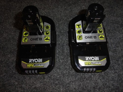 2x Ryobi ONE+ HP 18V High Performance Lithium-Ion 2.0 Ah Battery PBP003 Geniune