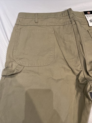 Dickies Men's Carpenter Jeans Relaxed Fit Straight Leg Pants Khaki 42x30 NWT - Picture 14 of 19