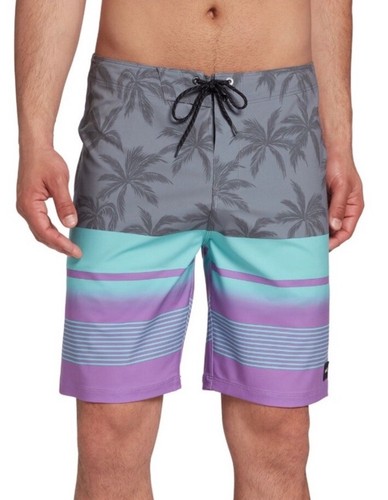 Hurley Phantom Weekender 20" Beach Board Shorts Striped/Palm Trees Men’s NWT 30 - Bild 1 von 17