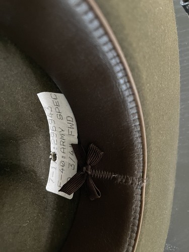 Sombrero de sargentos perforadores colección guarnición militar de Estados Unidos genuino nuevo M = 57 cm - Imagen 9 de 11