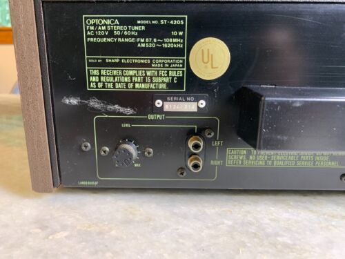 Antico Vintage Analogico Stereo Turner GIAPPONE Giapponese VU Meter Metri Anni 70 70 - Foto 8 di 9