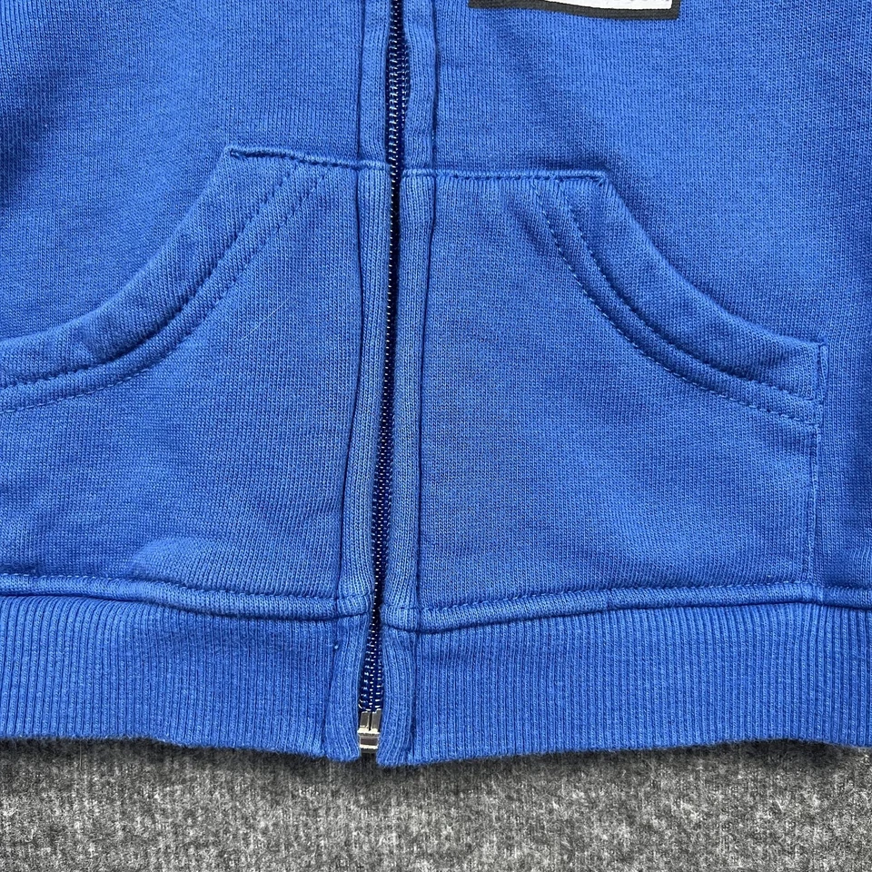 Harley Davidson 全拉链连帽衫 婴儿 6-9 个月 蓝色 黑色 拼色 骑手 — 第 4/4 张图片