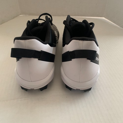 Adidas Men's Size 16 Icon 7 MD Molded Bounce Baseball Cleats S23915 Black White - Picture 5 of 13