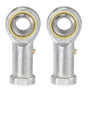 Uxcell 2pcs PHS14 Spherical Rod End Bearing 14mm Bore Self-Lubricated Joint Bear