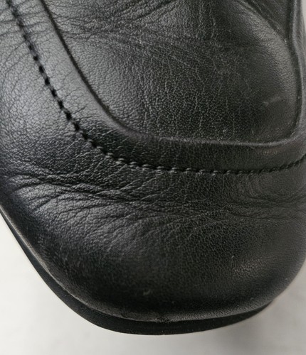 SALVATORE FERRAGAMO ‘GRANDIOSO’ MENS BLACK LEATHER GANCINI BIT LOAFER SIZE 9 2E - Picture 20 of 22
