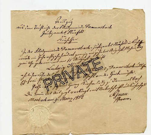 1852-1854 KIRCHER Family Documents / Letters - German / Swiss / 2 Docs/2 Letters - Picture 3 of 4