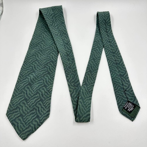 Armani Tie Luxury Silk High Brand Green - Picture 5 of 5
