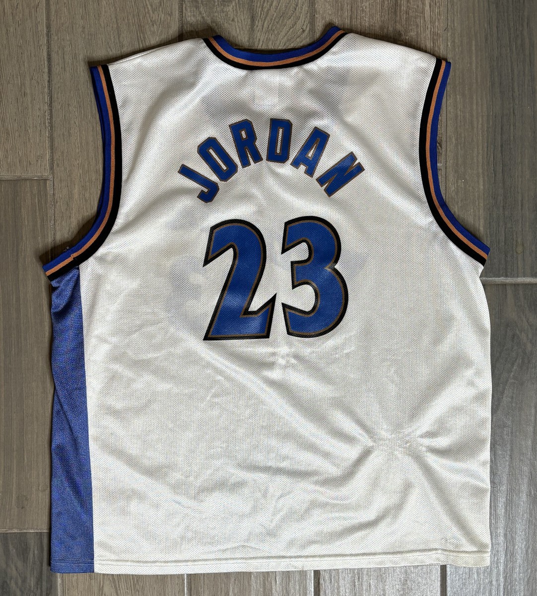 美品 Champion NBA WIZARDS 23 JORDAN Jersey Champion Washington Wizards #23 Michael Jordan Jersey | eBay