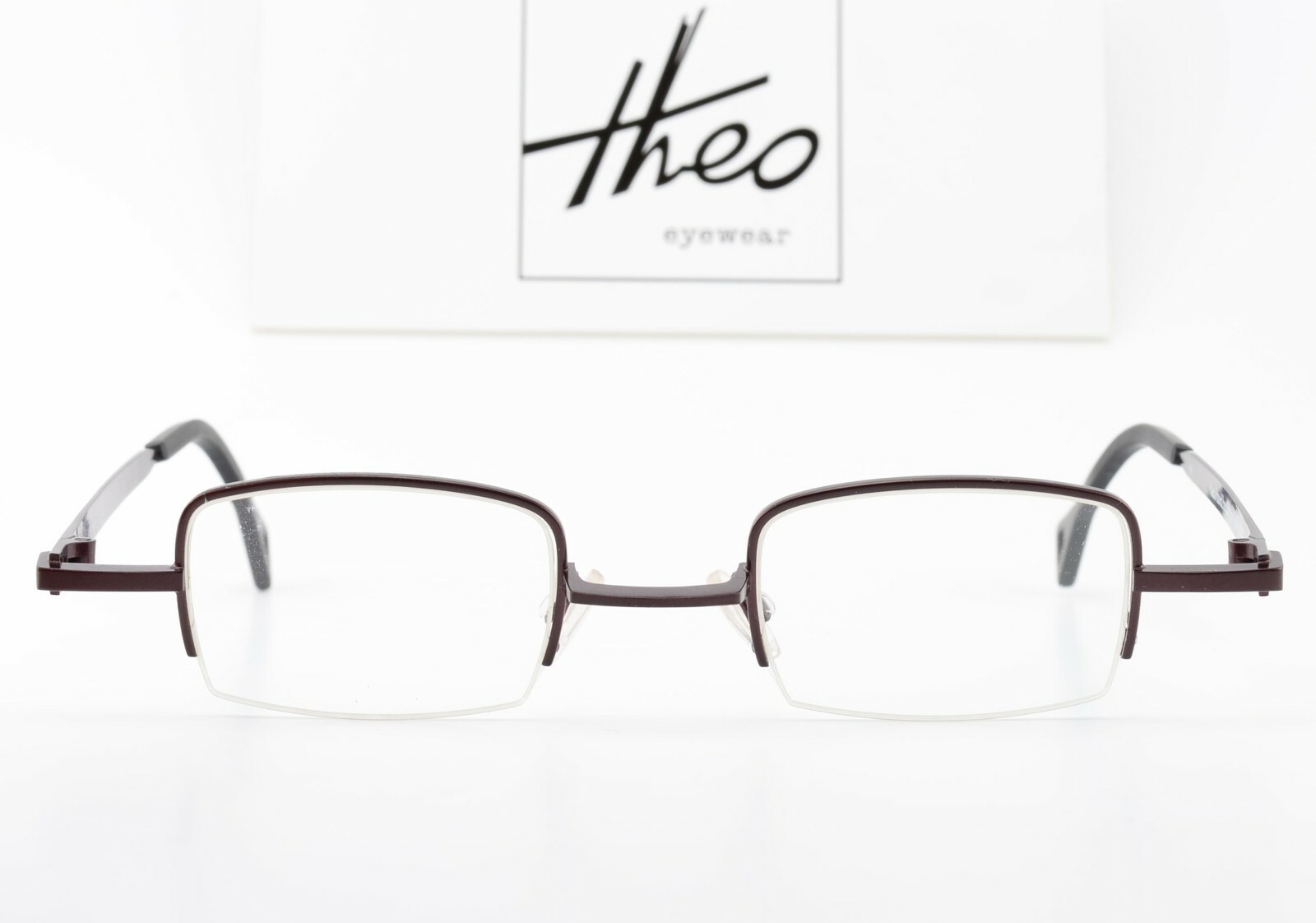 ТЕО БЕЛЬГИЯ Брилле Вайнрот Модель Hoed 63 Металлическая Дизайнерская оправа для глаз в полуободке