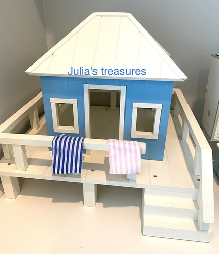 Pottery Barn Kids Westport Cabana Pool House +Pool Diving Slide Dollhouse Maileg - Picture 5 of 14