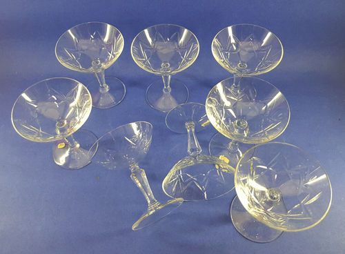 6 + 2 Likörschalen Eierlikörgläser Peill Gläser 50er 60er Vintage retro - Bild 14 von 14