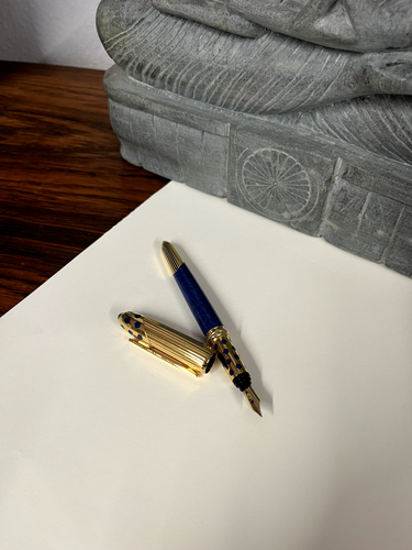 Cartier Füllfederhalter Stylo Panthere 1990 18k Gold Feder - Bild 4 von 8