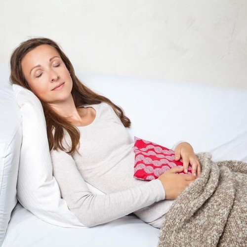 Kirschkern-Wärmekissen für Nacken Bauch Rücken Bezug aus 100% Baumwolle NEU - Bild 3 von 3