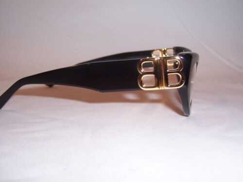 NUEVAS GAFAS BALENCIAGA BB 0313O 001 NEGRAS 54MM AUTÉNTICAS 0313 - Imagen 5 de 7