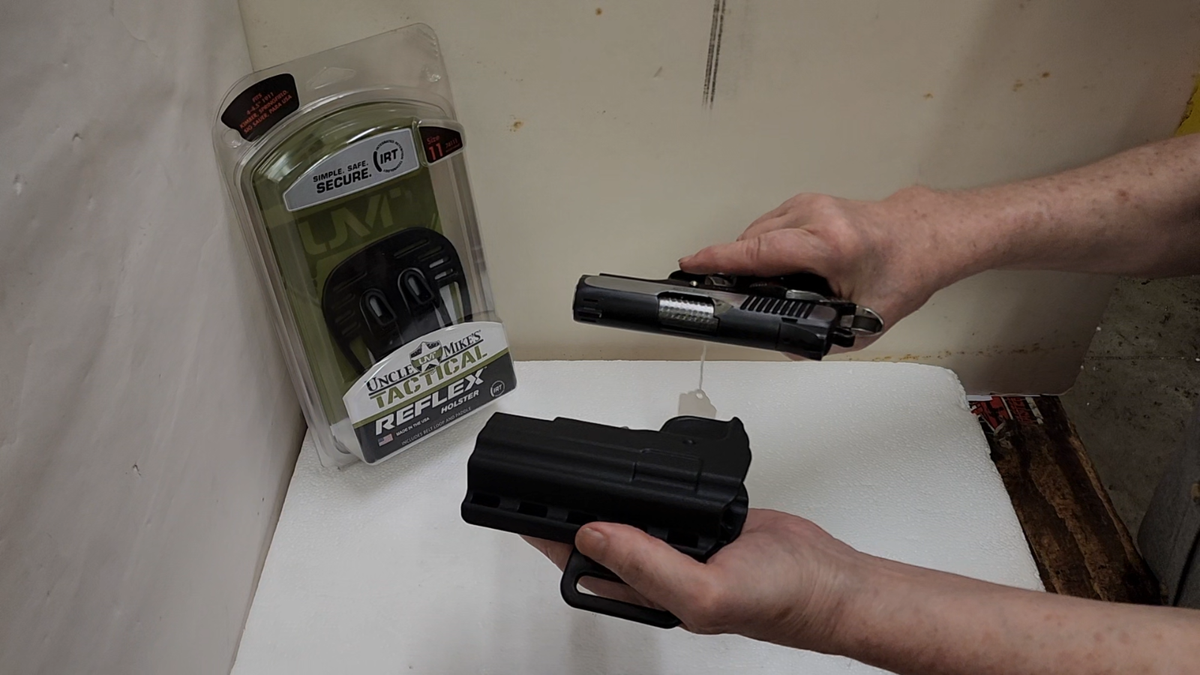 74271 Uncle Mike's Reflex Pancake Holster Springfield XD XDM