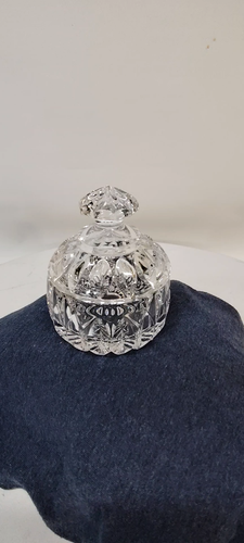 Vintage Gorham Althea geschliffenes Kristall Milchkännchen & Zuckerdose mit Deckel - Video 1 von 1