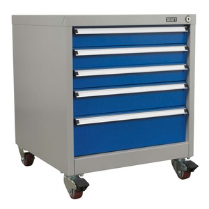 Sealey Heavy Duty Mobile Industrial Garage Storage Cabinet 5