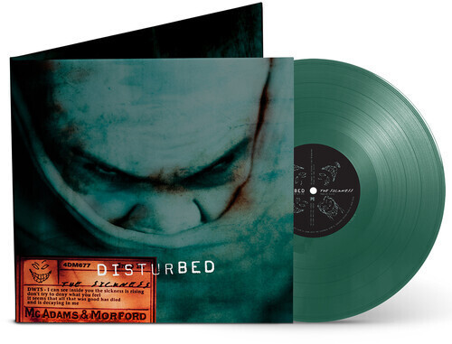 Disturbed – The Sickness - Green LP Vinyl Record 12" - NEW Sealed - 25th Anniv