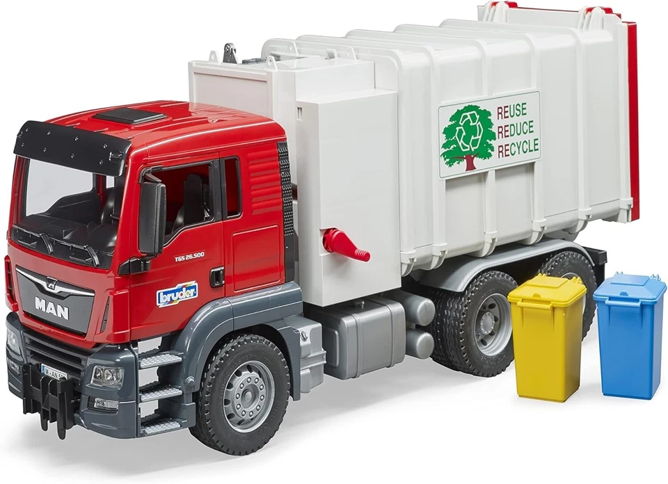 Durable MAN Side Loading Garbage Truck with Realistic Features - Made in Germany - Image 4 of 4
