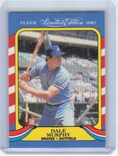 1987 Fleer Limited Edition Baseball Superstars Dale Murphy #30