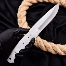 10" CUSTOM HANDMADE D2 STEEL BLANK BLADE D 6