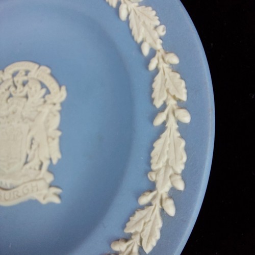 Wedgwood Jasperware - weiß & blau Sammlerei mit Schale 1978    - Bild 8 von 20