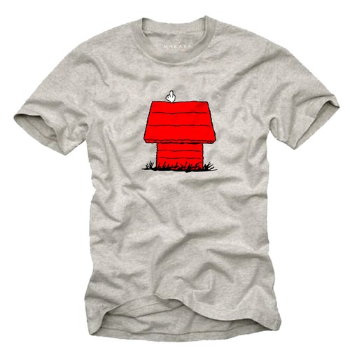 Lustige Comic Herren T-Shirt mit Mittel Finger - Cooles Männer Nerd Gamer Shirt - Picture 4 of 9