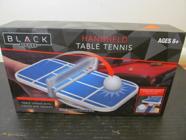 Black Series Handheld Table Tennis for Ages 8