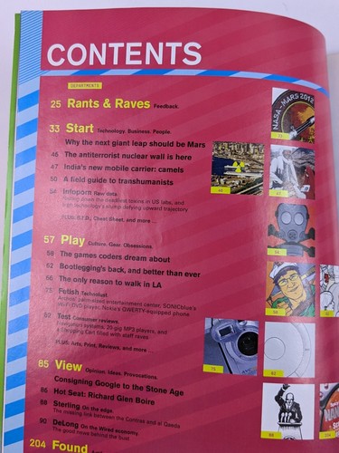 Wired Magazine April 2003 10th Anniversary Issue w/Poster ~ Still in the Plastic - Picture 3 of 5