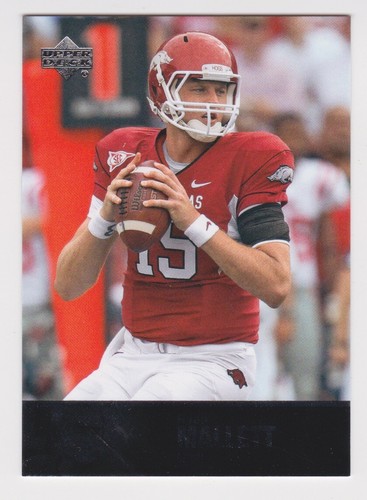 2011 UD College Legends Arkansas Razorbacks #96 Ryan Mallett RC