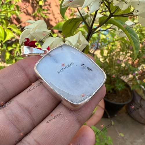 Colgante de ópalo australiano natural de 79 quilates - Juego de piedras preciosas certificadas en plata 925 - Imagen 4 de 5