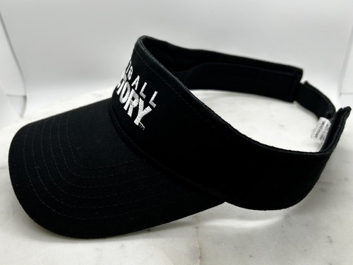 Softball Factory Visor Cap Hat Adult Adjustable Black Cotton The Game - Bild 2 von 6