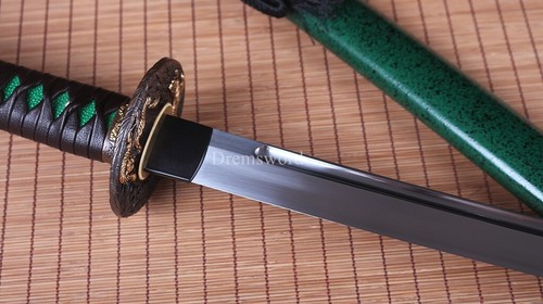 Handmade 1095 High Carbon Steel Katana Japanese Samurai Sword Triangle Bo-hi - Picture 11 of 17