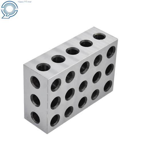 2-4-6 Blocks 23 Holes Matched Pair Ultra Precision Machinist 246 Jig 2"x 4"x 6" - Picture 4 of 6