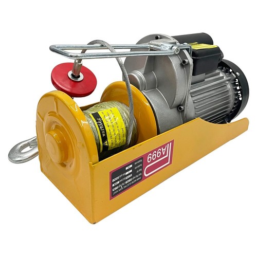 220V 1800W 2000 lbs Hoist Overhead Lift Pully Winch with 472.5 inch Wire rope - Picture 1 of 15