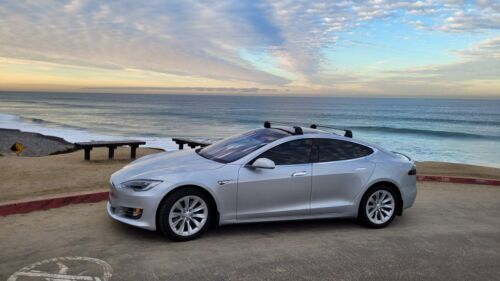 Barras transversales para portaequipajes de techo para Tesla Modelo S (2012-2016) - Punto de fijación de soporte de metal - A - Imagen 3 de 8