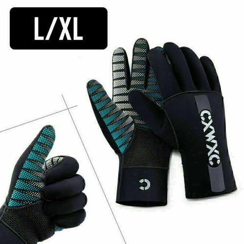 3mm Neoprene Diving Wetsuit Gloves Winter Swim Kayak Surf Snorkeling Glove S-3XL - Picture 14 of 15