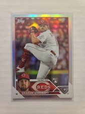 2023 Topps Series 1 Graham Ashcraft RC #214 Rainbow Foil Parallel Reds