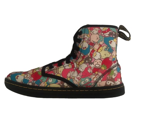 DR MARTENS X SANRIO 50TH HELLO KITTY PRINT BOOTS TRAINERS UK 4 US 6 EU 37 BNIB - Picture 7 of 12
