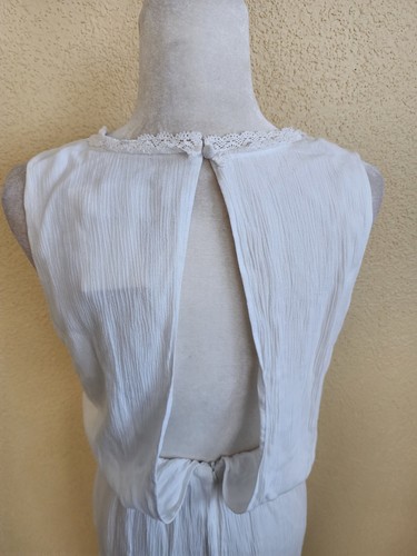 The Jetset Diaries TJD Revolve Maxi Dress White Open Back NWT Velles Gauze Sz S - Picture 6 of 10