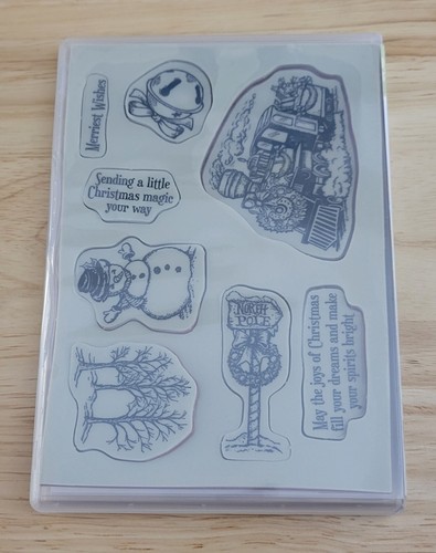 Stampin Up CHRISTMAS MAGIC #142119 Rubber Stamp Sets - Picture 2 of 3