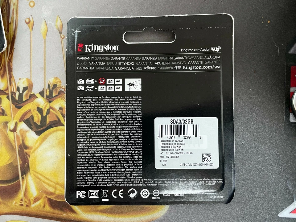 Kingston SDA3/32GB SDHC UHS-I Speed Class 3 90MB/s read 80MB/s write Flash Card - Image 2 of 2